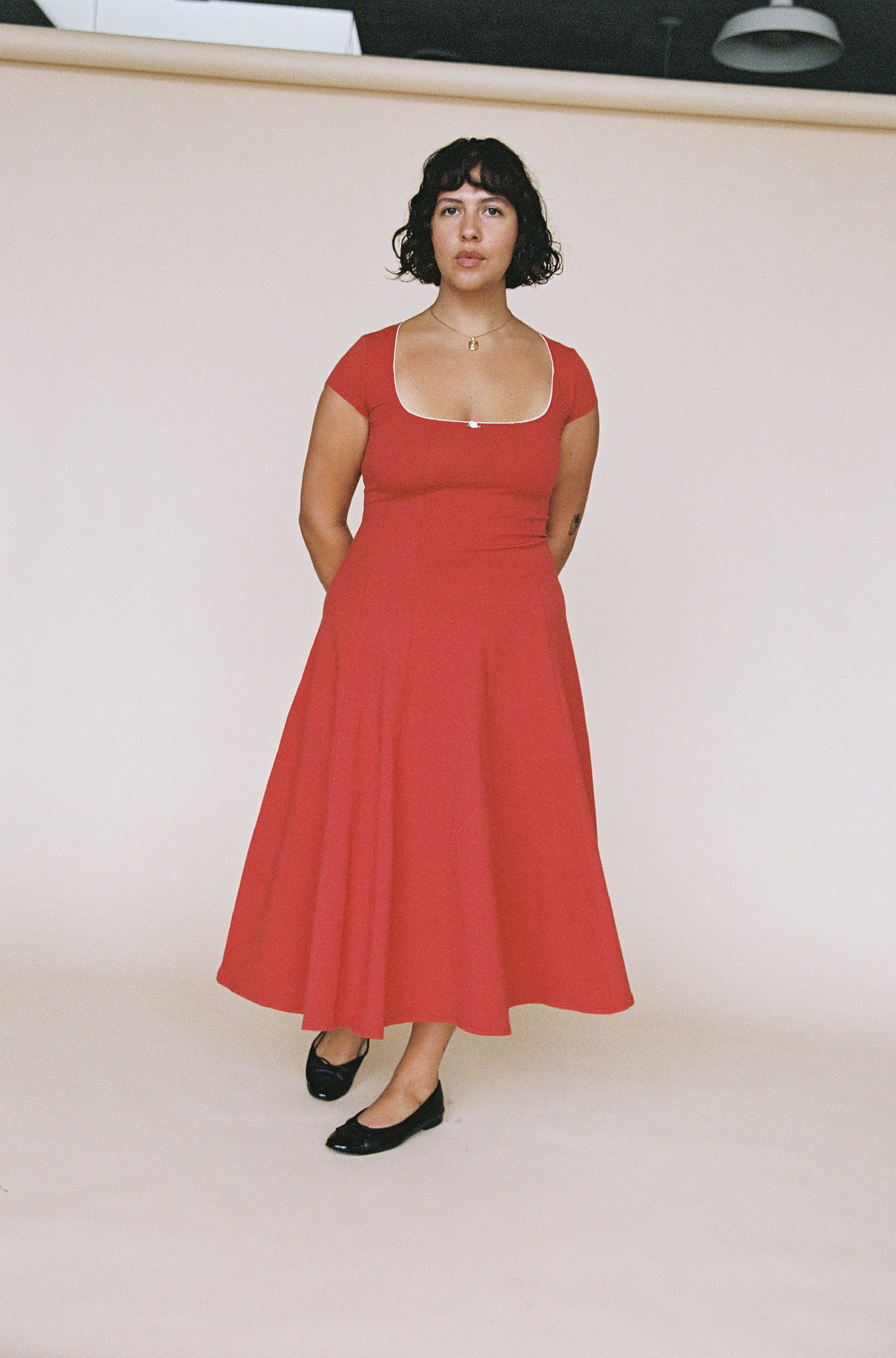 DREAM DRESS IN CHERRY