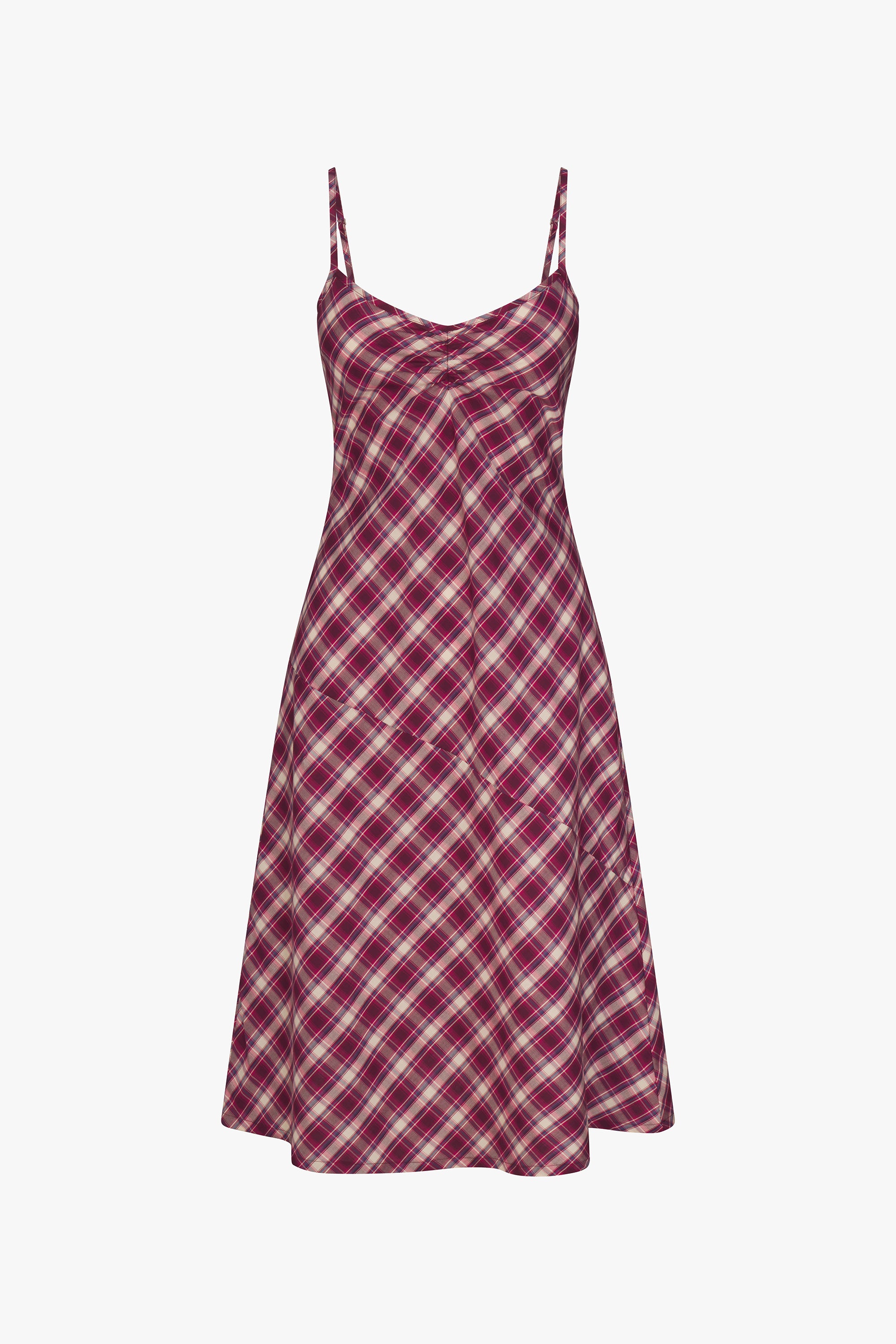 90'S BIAS SLIP DRESS IN AZALEA