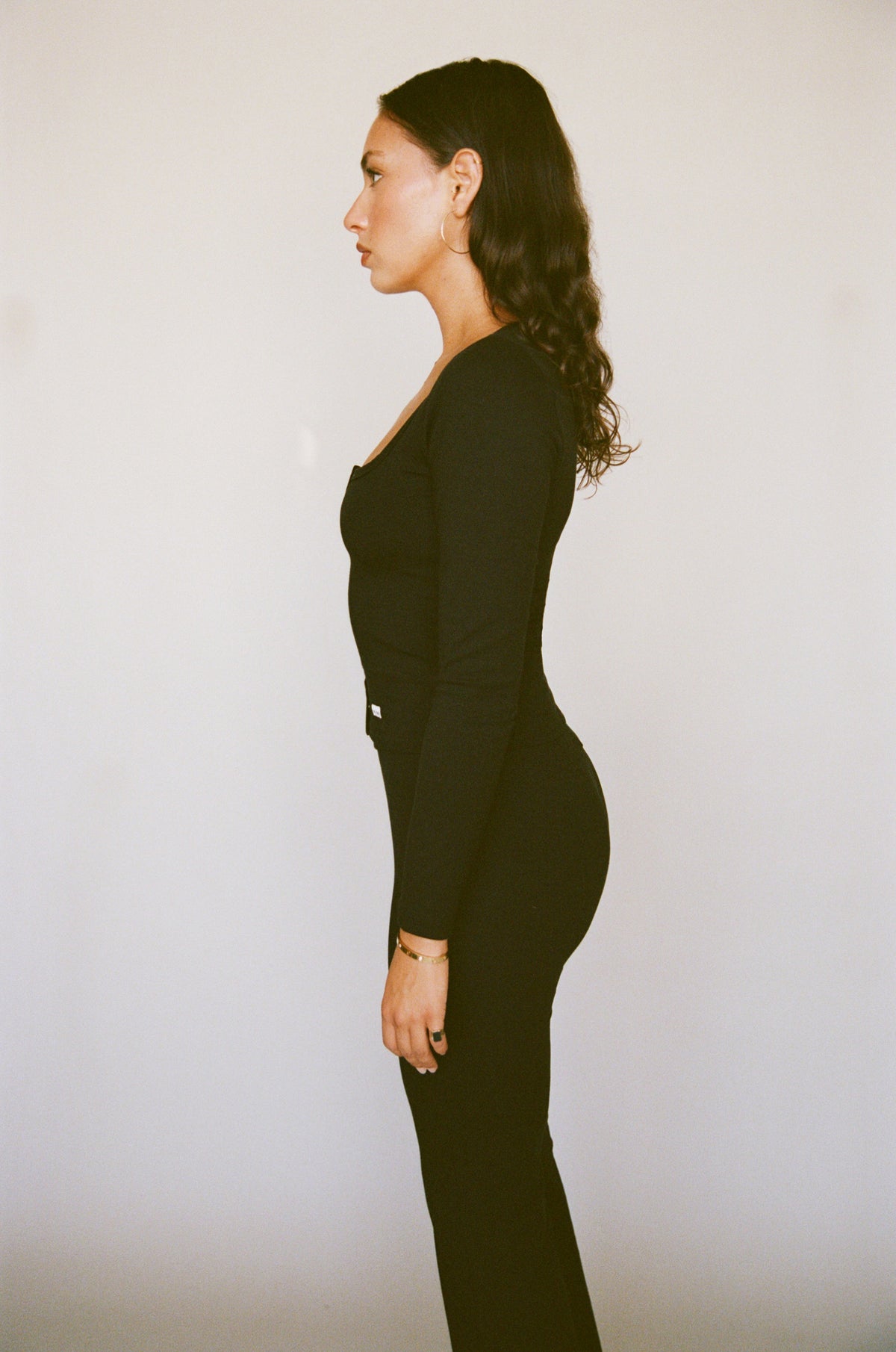 BUTTERFLY SNAP PANT IN ONYX