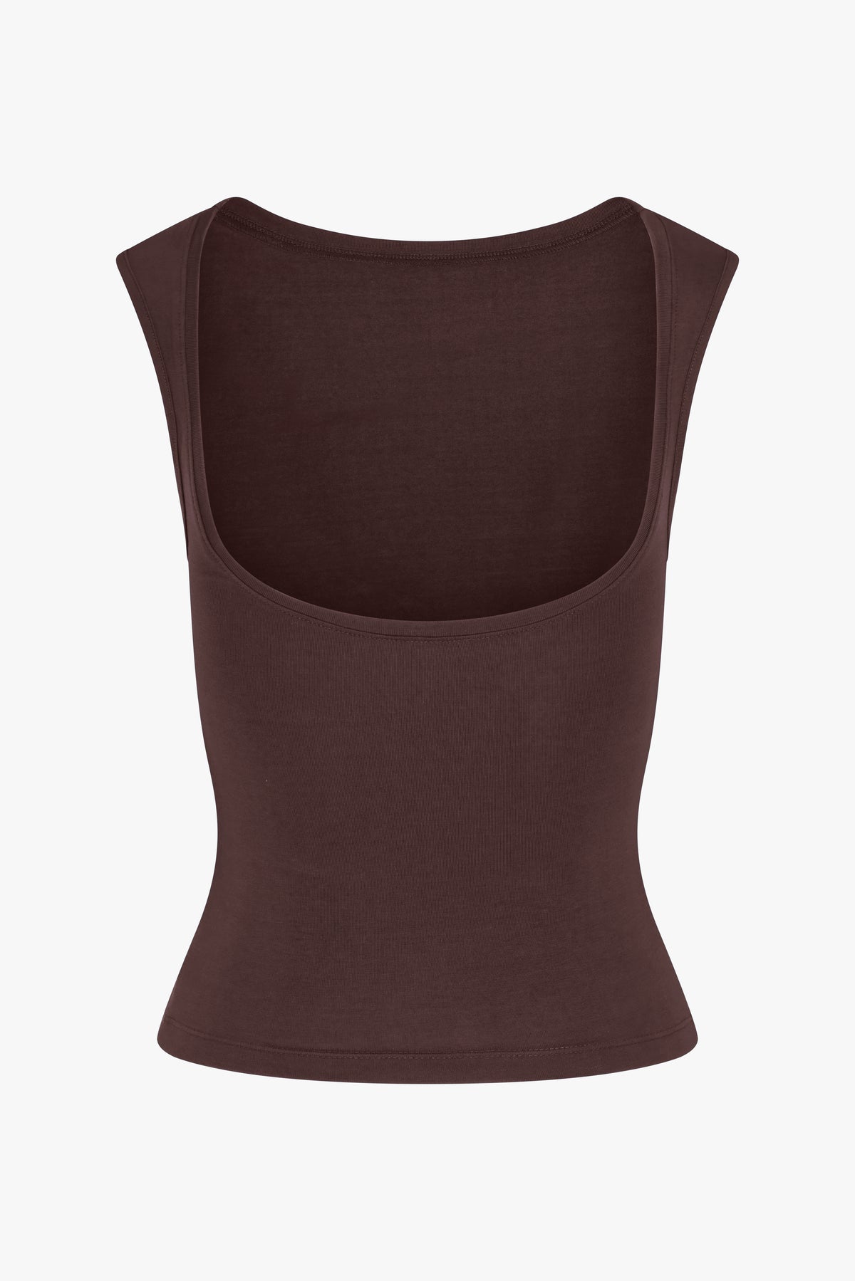 BOATNECK TOP IN MOCHA