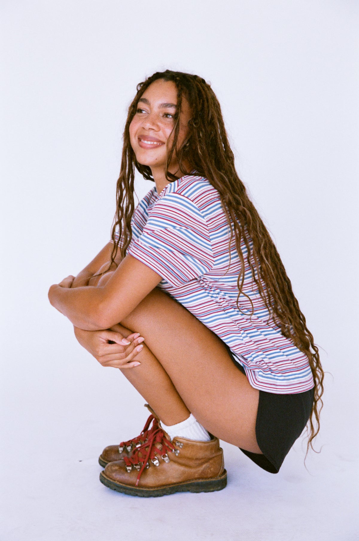OVERSIZED BOIFRIEND T-SHIRT IN SAILOR STRIPE