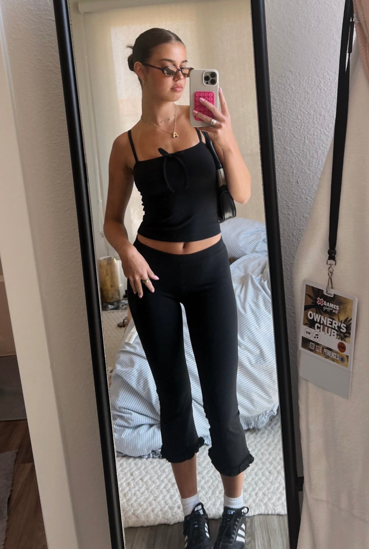 TIE CAMI IN ONYX