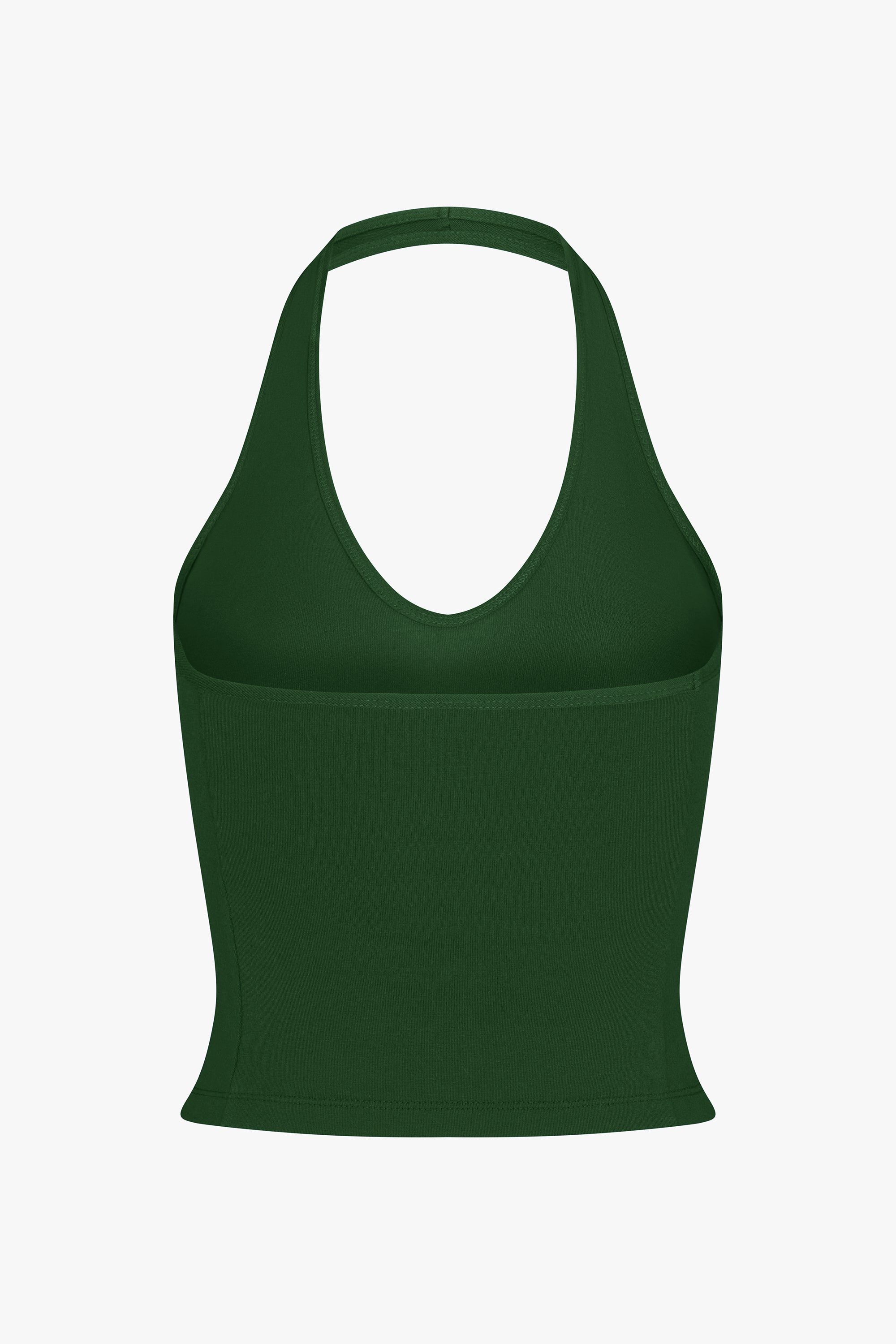 SPORTY HALTER TOP IN CLOVER