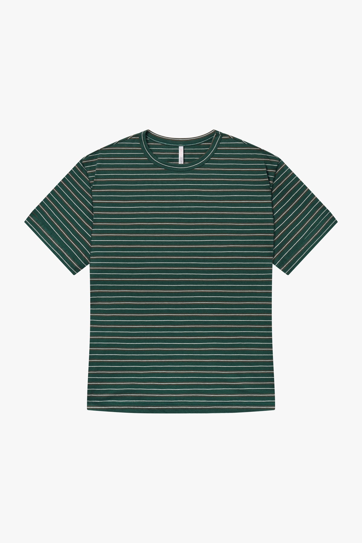 OVERSIZED BOIFRIEND T-SHIRT IN FOREST STRIPE