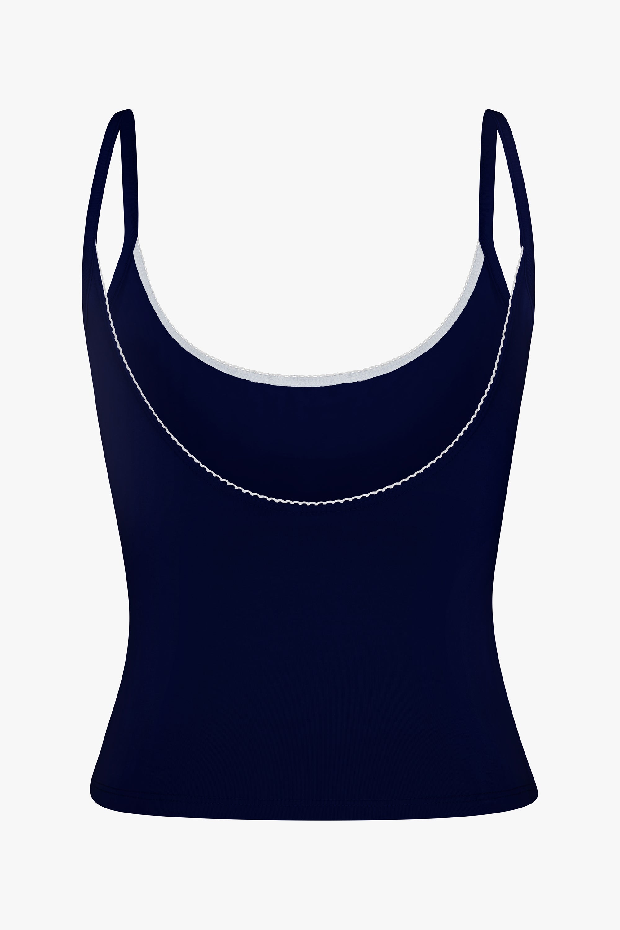 SCOOP BACK CAMI IN NAVY