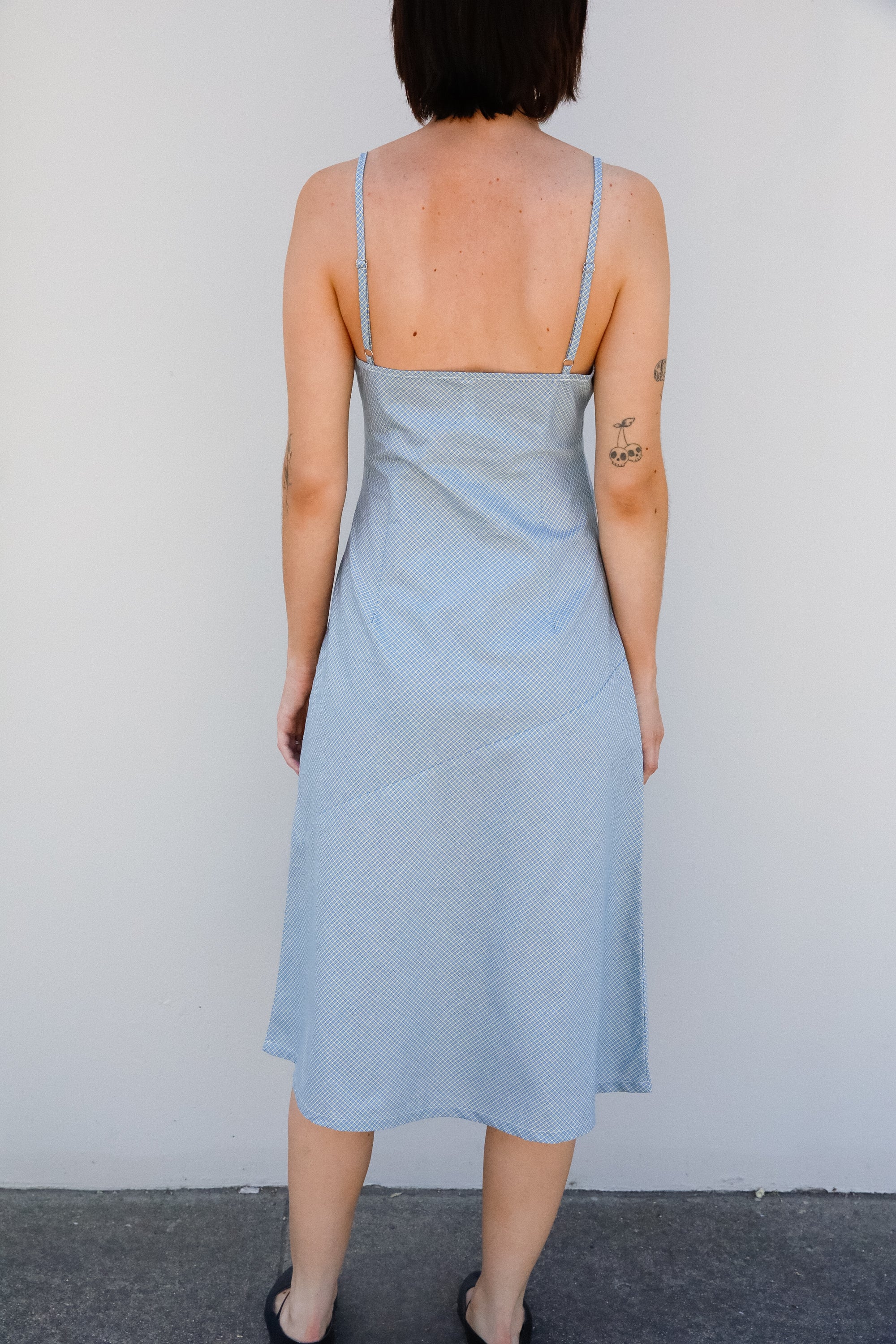 90'S BIAS SLIP DRESS IN CAPRI