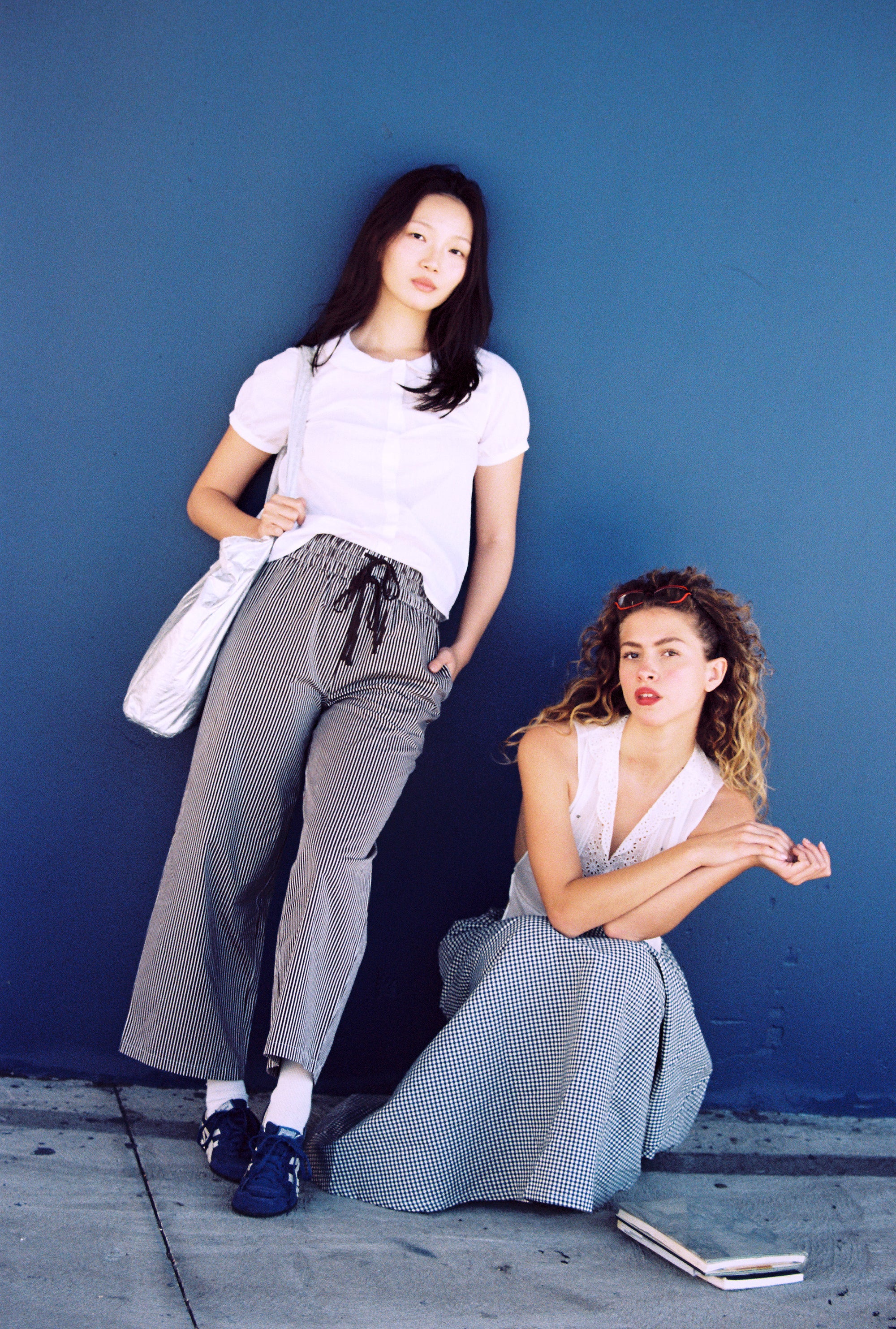 DREAM JOGGER IN MOCHA PINSTRIPE