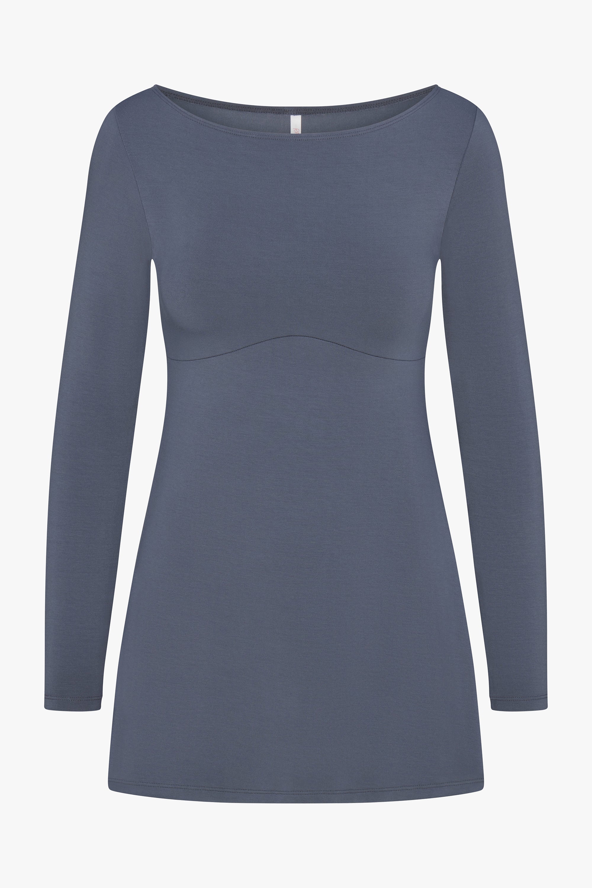 BOATNECK DRESS IN SLATE