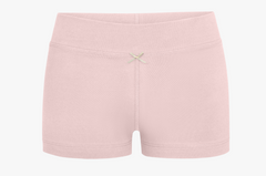 LOUNGE BIKE SHORTS IN BABY PINK