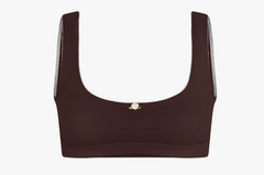 SUPPORT COTTON BRA IN MOCHA